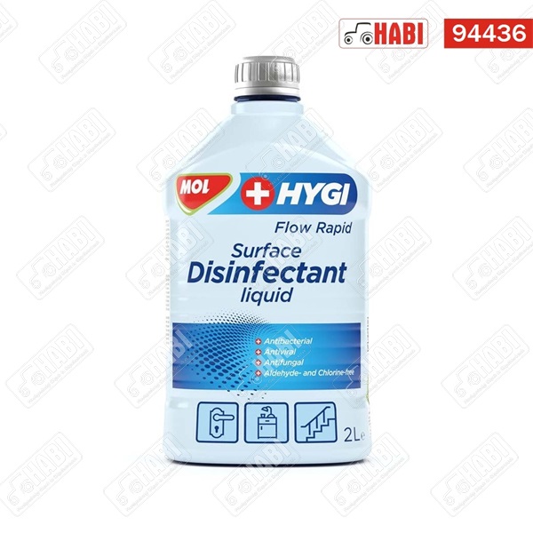 MOL Hygi Flow Rapid 2 L felület fertőtlenítő folyadék