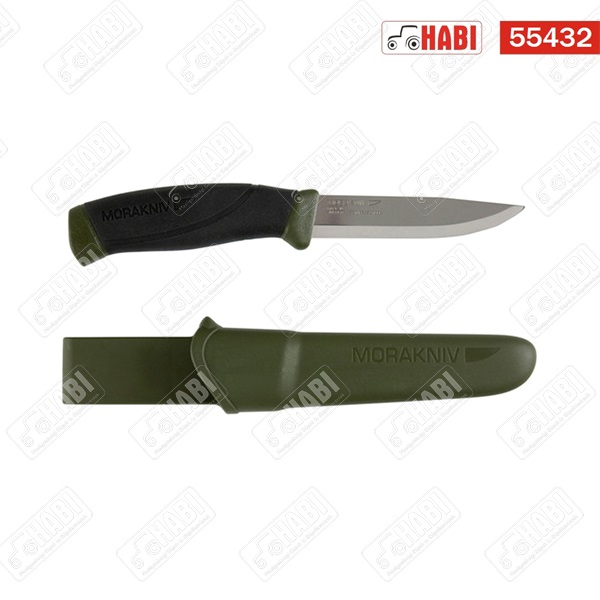 MORAKNIV COMPANION S kés, tokkal, KATONAI ZÖLD