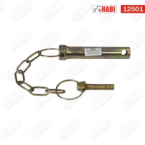MTZ Biztosítócsap középsővonórúd felső + lánc 22x110-113mm MTZ822/1221