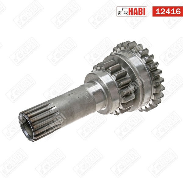 MTZ Csőtengely Z=18/26 L=230mm MTZ1025/1221