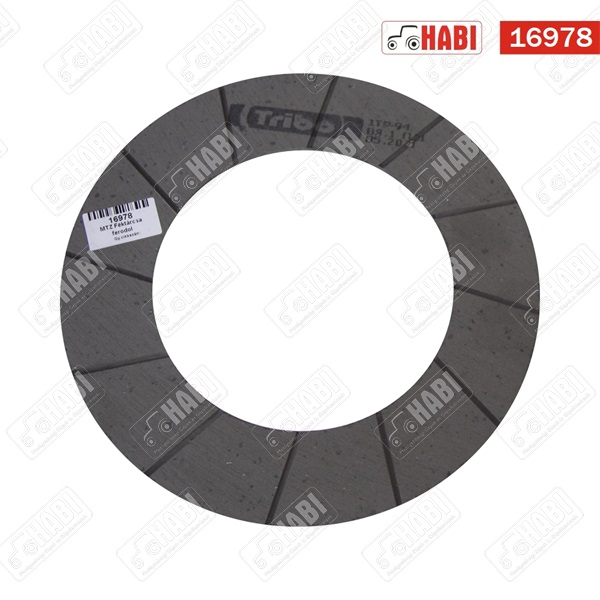 MTZ Féktárcsa ferodol 200X123,5X3,8 SZÜRKE