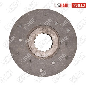 MTZ Féktárcsa szegecselt ferodolos, szegecselt aggyal D=180mm SZÜRKE