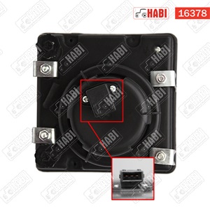 MTZ Fényszóró első kocka új típusú H4 60/55W 12V 155x155 mm