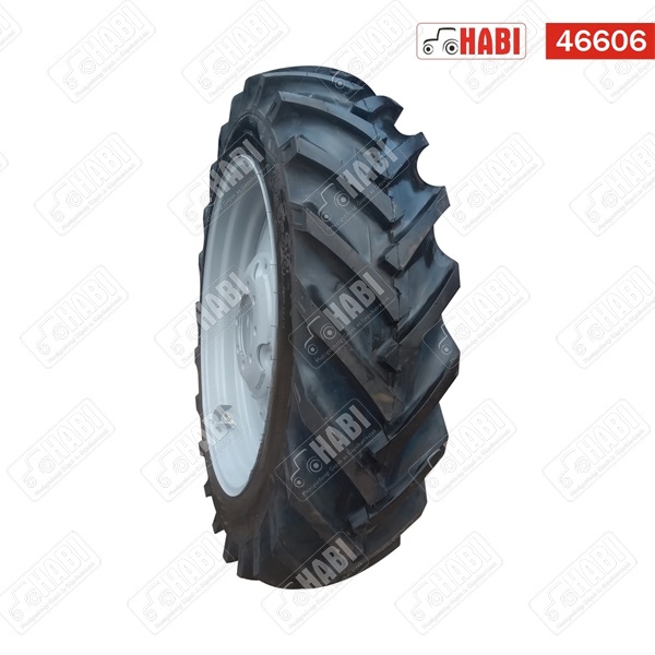MTZ Hátsókeréktárcsa+gumi Alliance 15.5-38 köpeny 14x38 (355x965mm) 80-as jobbos