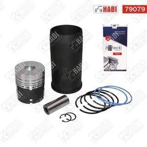 MTZ Hüvelygarnitúra 80-as 4gyűrűs L=245mm D=38mm-es csapszeggel 38mm-es előkamrával Zlotecki