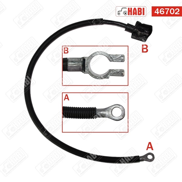 MTZ Kábel /akkumulátor pozitív/  L=820mm 920.4-952.4 ORIGINAL