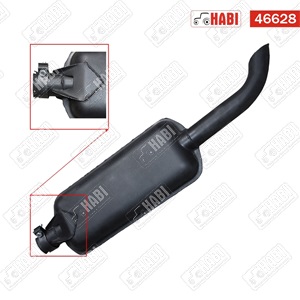MTZ Kipufogódob 50-es rövid L=93cm, bilincses