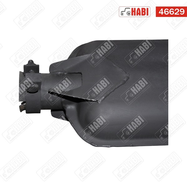 MTZ Kipufogódob 80-as hosszú L=137cm, bilincses