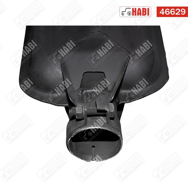 MTZ Kipufogódob 80-as hosszú L=137cm, bilincses