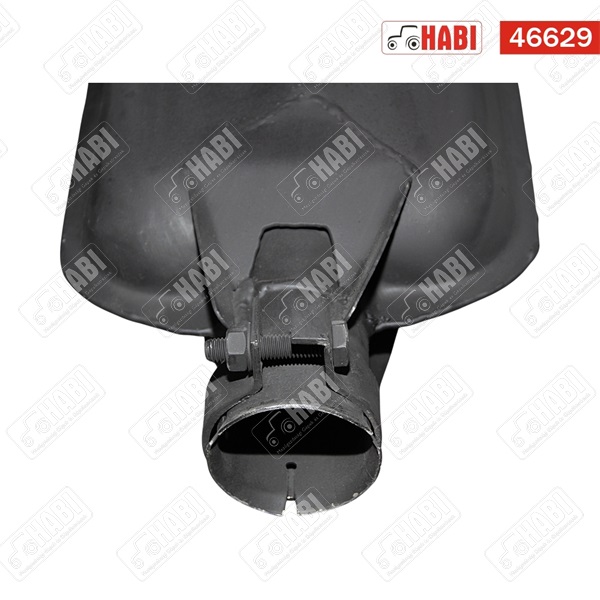 MTZ Kipufogódob 80-as hosszú L=137cm, bilincses