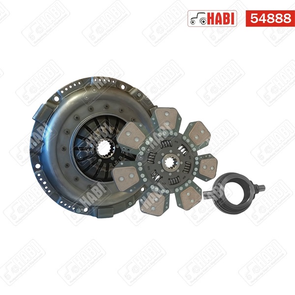 MTZ Kuplungszerkezet + kerámiás kuplungtárcsa + kinyomócsapágy szett  (lamellás) 80.1-82.2-820.3-920.4 /LUK tip./