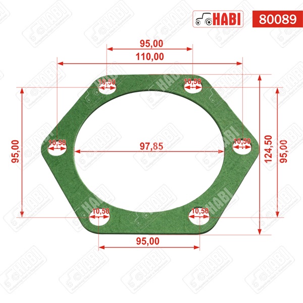 MTZ Hidraulika szűrő tömítés /lamellás réz betéthez/