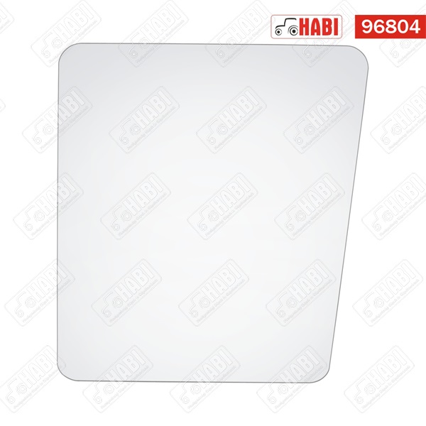 MTZ Panorámás üveg ajtóba felső 763x608mm