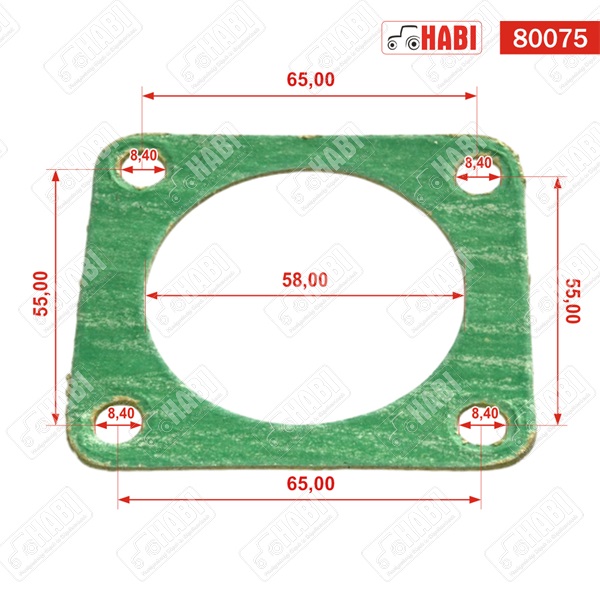 MTZ Termosztátház tömítés új tipusú klingerit