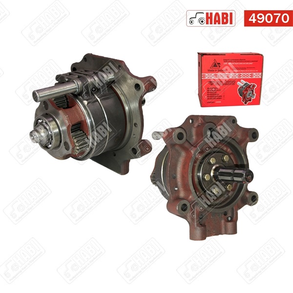 MTZ Véglehajtás komplett erősített bordás szerelt 6 bordás 1 tengelyes NEM monoblokkos ORIGINAL