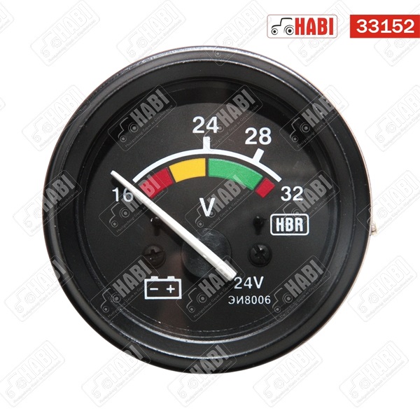 MTZ Voltmérő óra 28V HBR