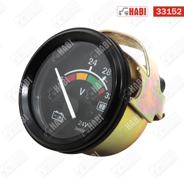 MTZ Voltmérő óra 28V HBR