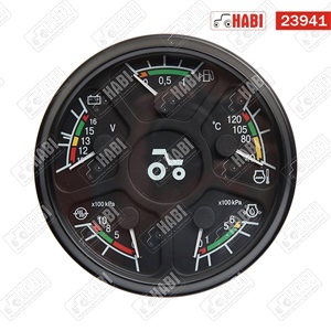 MTZ műszerfal univerzális óra 5 órás /36.38.01/ 12V