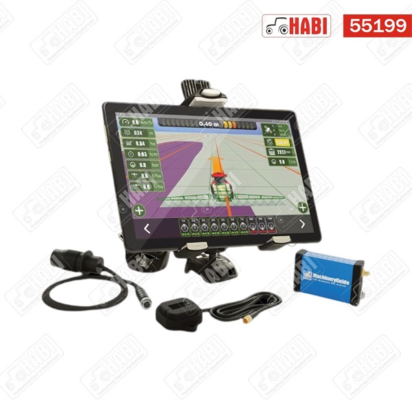 MachineryGuide CM2 sorvezető rendszer 10”-os tablettel  (40dB-es antennával)