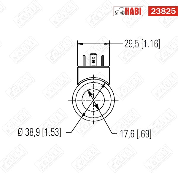 Mágnesszelep tekercs 12V DC 300AA00121A