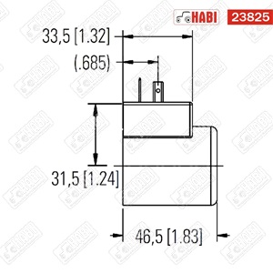 Mágnesszelep tekercs 12V DC 300AA00121A