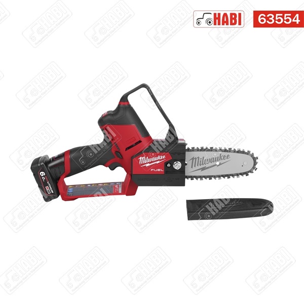 Milwaukee M12FHS-602X M12 FUEL™ láncfűrész, 2db M12 6,0AH akkuval, 1db M12 töltővel, heavy duty kofferrel