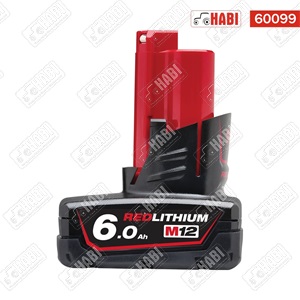 Milwaukee M12 B6 12 V 6,0 Ah Li-Ion akkumulátor