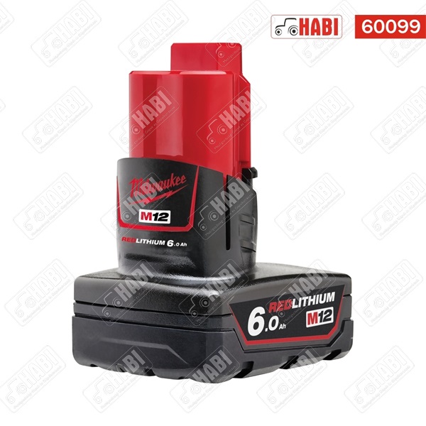 Milwaukee M12 B6 12 V 6,0 Ah Li-Ion akkumulátor