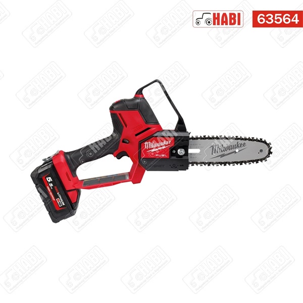 Milwaukee M18FHS20-552 ágvágó láncfűrész 20cm, 2db M18 5,5Ah akkuval és 1db M12-M18 gyorstöltővel