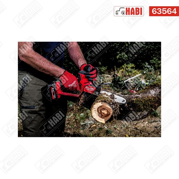 Milwaukee M18FHS20-552 ágvágó láncfűrész 20cm, 2db M18 5,5Ah akkuval és 1db M12-M18 gyorstöltővel