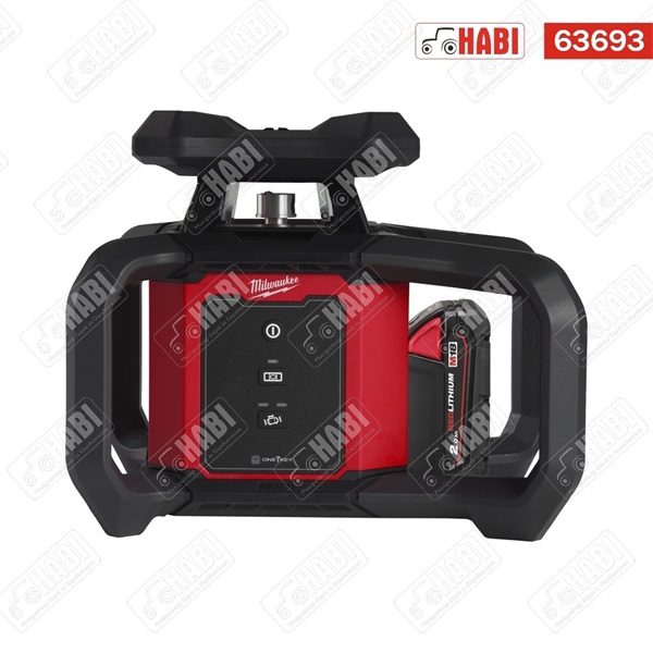 Milwaukee M18RLOH600-201C M18™ forgólézer 600M 1db M18 2,0H akkuval, M12-M18 intelligens töltővel, szerszámkofferben