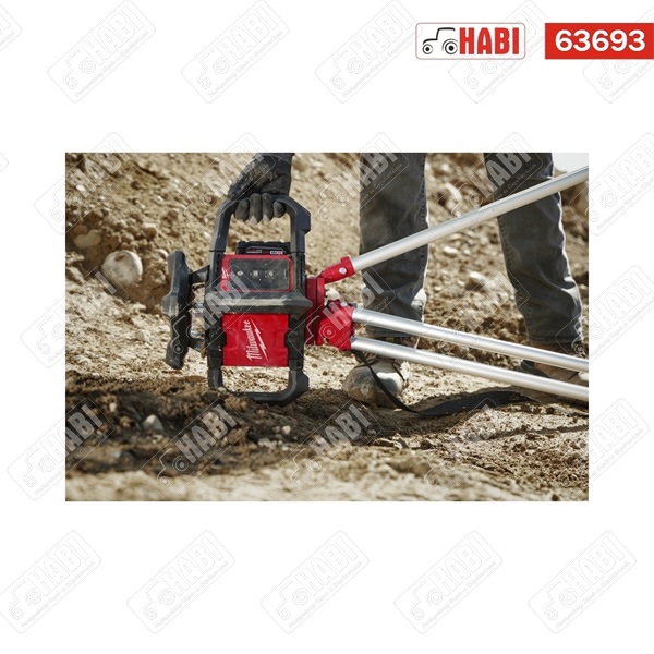 Milwaukee M18RLOH600-201C M18™ forgólézer 600M 1db M18 2,0H akkuval, M12-M18 intelligens töltővel, szerszámkofferben