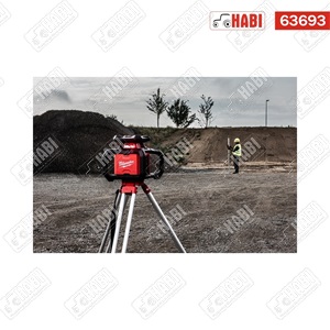 Milwaukee M18RLOH600-201C M18™ forgólézer 600M 1db M18 2,0H akkuval, M12-M18 intelligens töltővel, szerszámkofferben