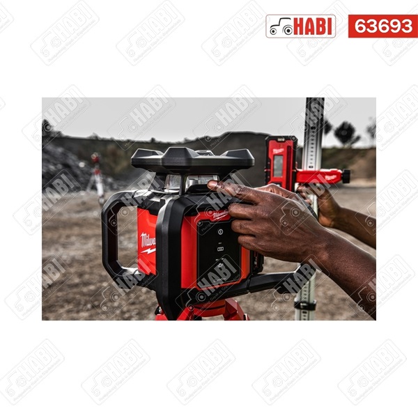 Milwaukee M18RLOH600-201C M18™ forgólézer 600M 1db M18 2,0H akkuval, M12-M18 intelligens töltővel, szerszámkofferben