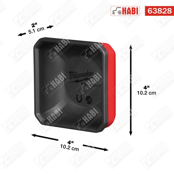 Milwaukee PACKOUT™ Mágneses Tároló 10x10 cm