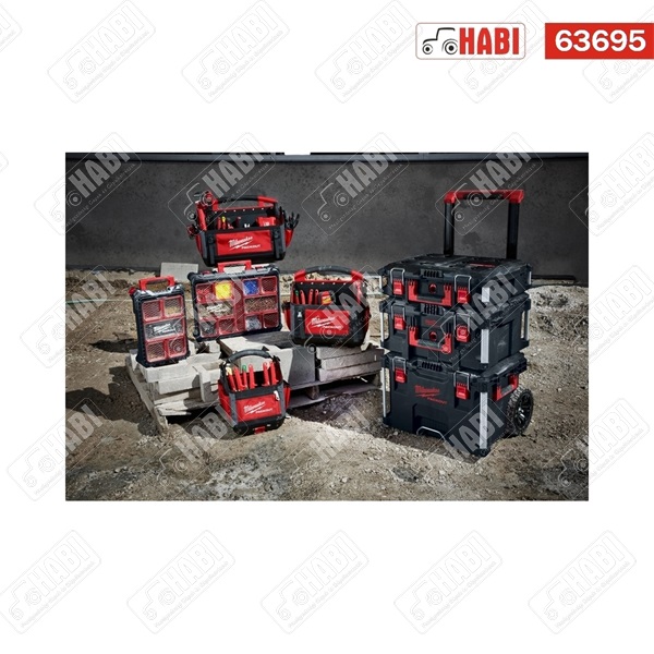 Milwaukee PACKOUT™ tároló láda 1  (kerekes, 560 x 410 x 480)