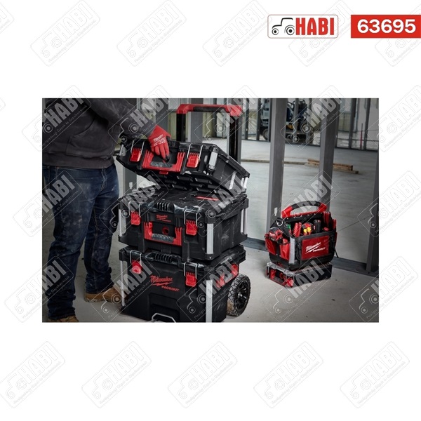 Milwaukee PACKOUT™ tároló láda 1  (kerekes, 560 x 410 x 480)
