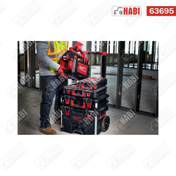 Milwaukee PACKOUT™ tároló láda 1  (kerekes, 560 x 410 x 480)