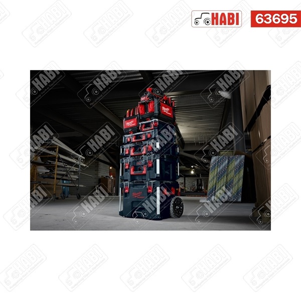 Milwaukee PACKOUT™ tároló láda 1  (kerekes, 560 x 410 x 480)