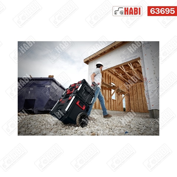 Milwaukee PACKOUT™ tároló láda 1  (kerekes, 560 x 410 x 480)