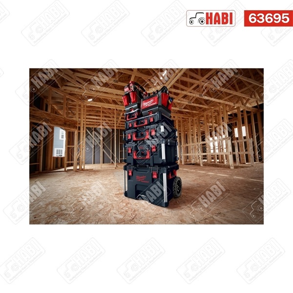 Milwaukee PACKOUT™ tároló láda 1  (kerekes, 560 x 410 x 480)
