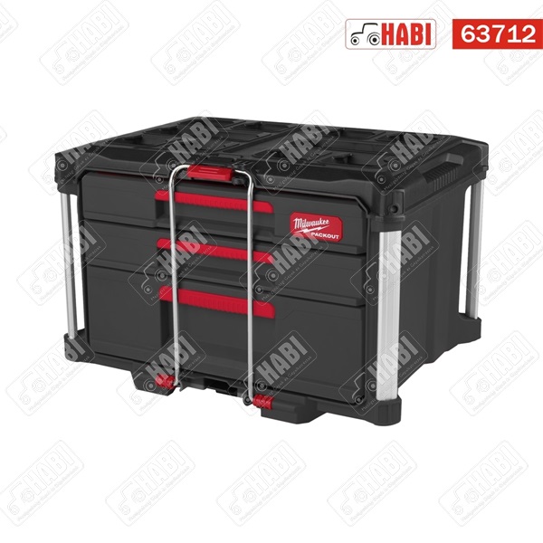 Milwaukee PACKOUT™ tároló láda 2+1 fiókos