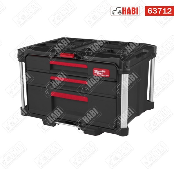 Milwaukee PACKOUT™ tároló láda 2+1 fiókos