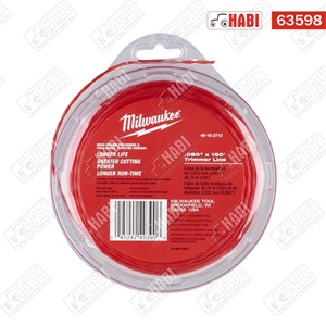 Milwaukee szegélyvágó damil 2MM X 45M - 1DB