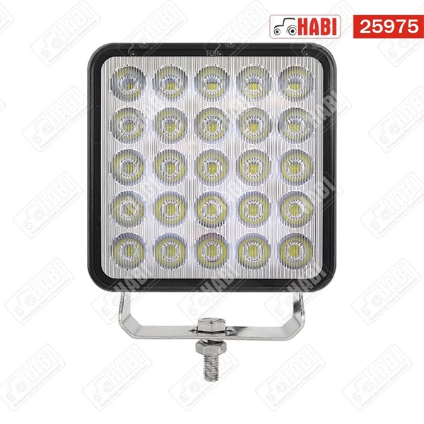 Munkalámpa CREE LED 75W, 110x110x55 mm, 5625 Lumen, 10-36V, IP67
