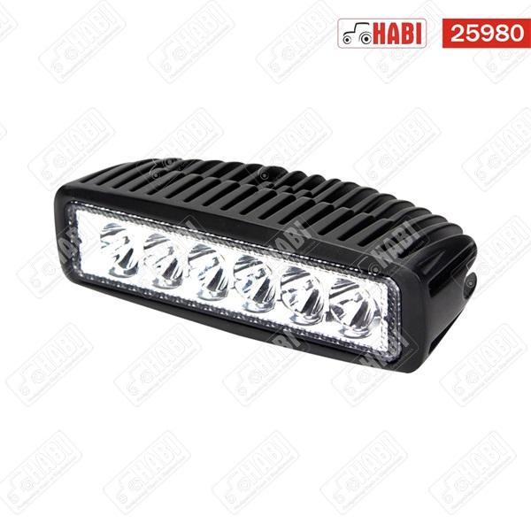 Munkalámpa EPISTAR LED 18W téglalap, 160x45x55 mm, 1350 Lumen, 10-36V, IP67