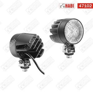Munkalámpa LED 12W kör, 800 Lumen, 12-27V , IP67 , IP69K WESEM