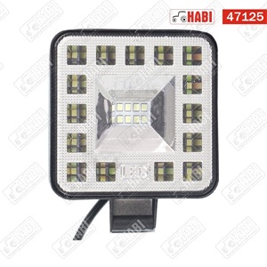 Munkalámpa LED 23W kocka, 83x83x20mm, 1200 Lumen, 10-36V, E jelzett, HBR