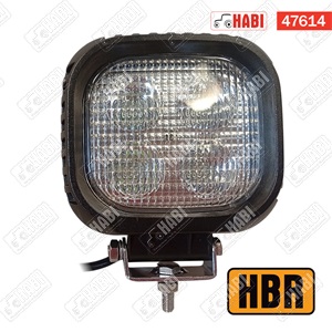 Munkalámpa LED 40W kocka, 125x105x90 mm, 3500 Lumen, 10-30V, IP67