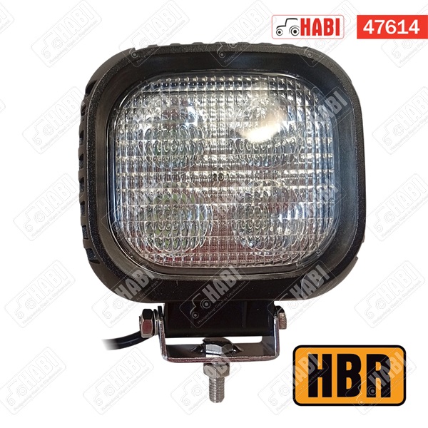 Munkalámpa LED 40W kocka, 125x105x90 mm, 3500 Lumen, 10-30V, IP67